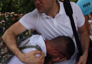 Sorrow of Iran Boat participants after skipper left the boat on the side